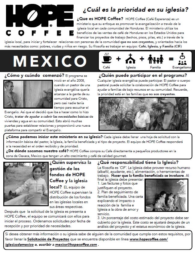 HOPE Coffee de Mexico