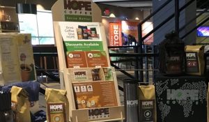 As a HOPE Partner, you can receive this complimentary Welcome Display Kit for your coffee station.  Your church members will know what they are drinking and the impact their coffee choice is having around the world!