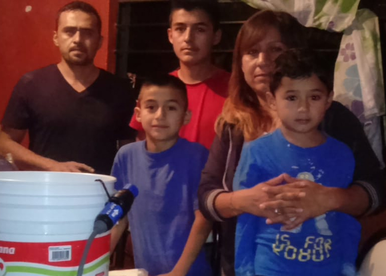 (July) Puebla, Mexico-- Pastor Sebastián Hernández Esteban from Iglesia Biblica Labranza de Dios partnered with HOPE Coffee to distribute clean water filters to the Solis family and the Hernandez family (pictured below).  Before now, neither of these families had access to clean water! Their interest in the gospel message has deepened greatly as they strengthen their relationship with the people of the local church!