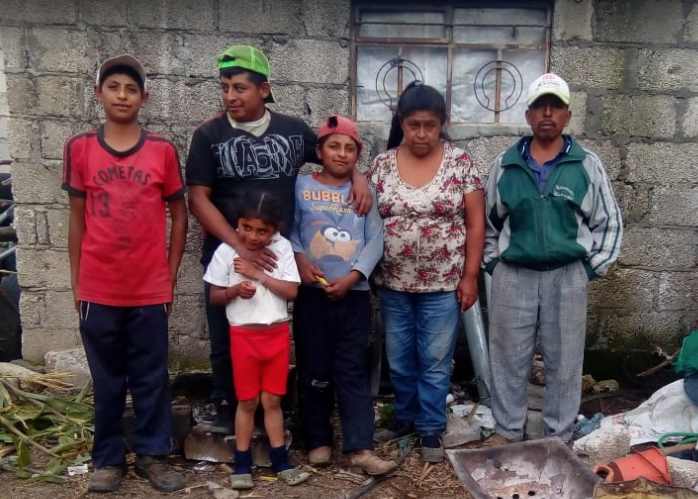 (December) Puebla, Mexico-- A local church, Dios es Amor along with their pastor Ángel Contreras, partnered with HOPE Coffee to provide Raymundo, his wife and six kids with a bathroom of their very own! They’re now very open to relationships with Christians and to the good news of Jesus!