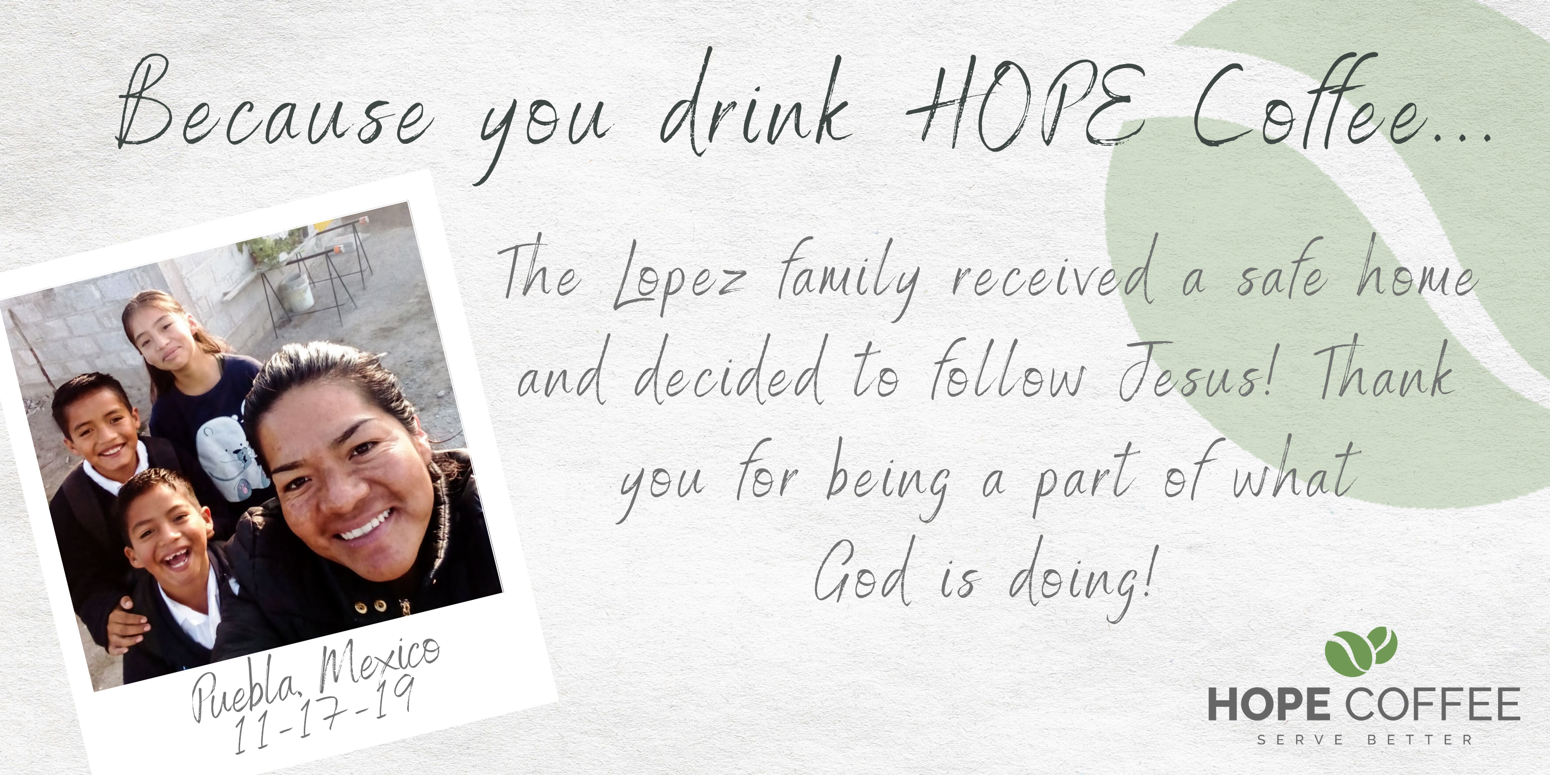 Lopez Family Announcement Slide